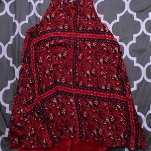 halter top orange dress